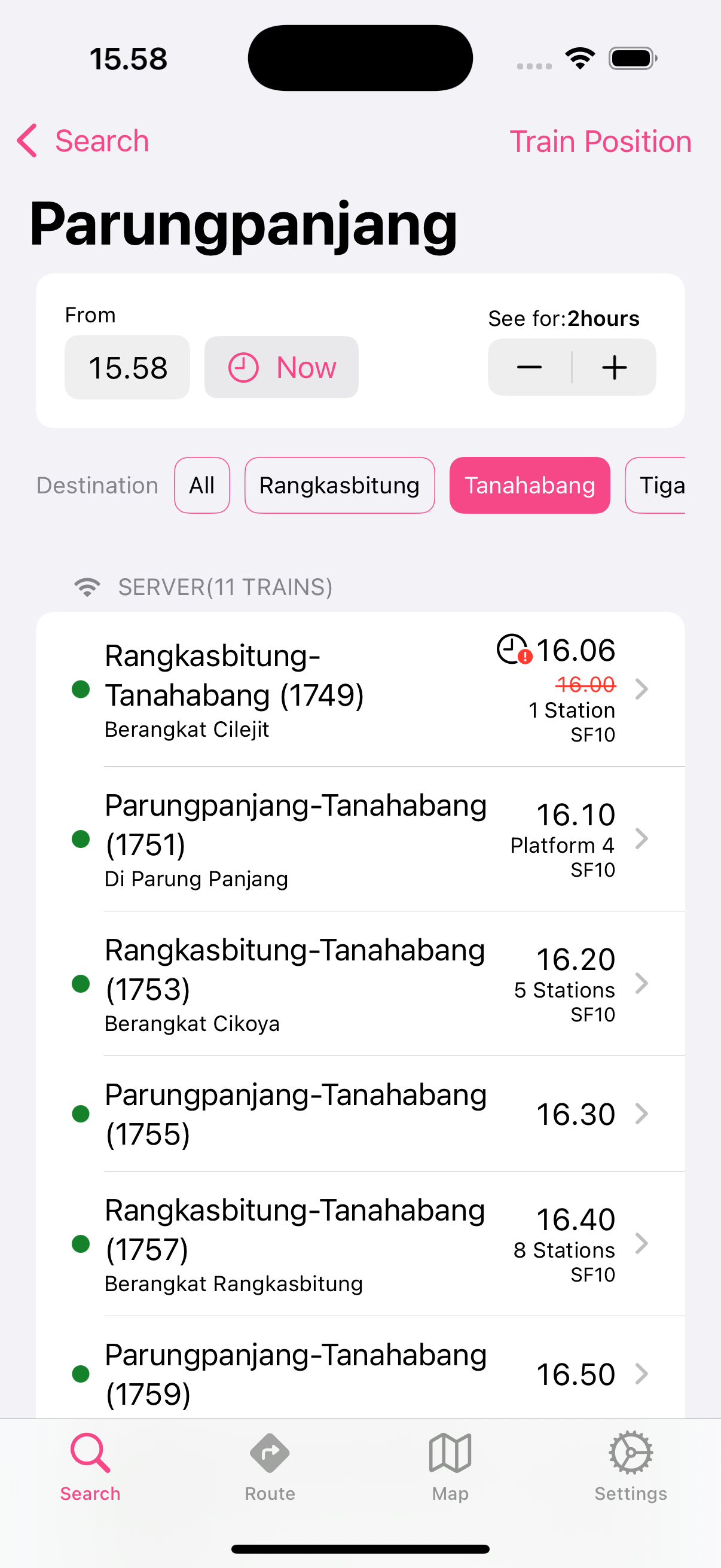 Train Schedule